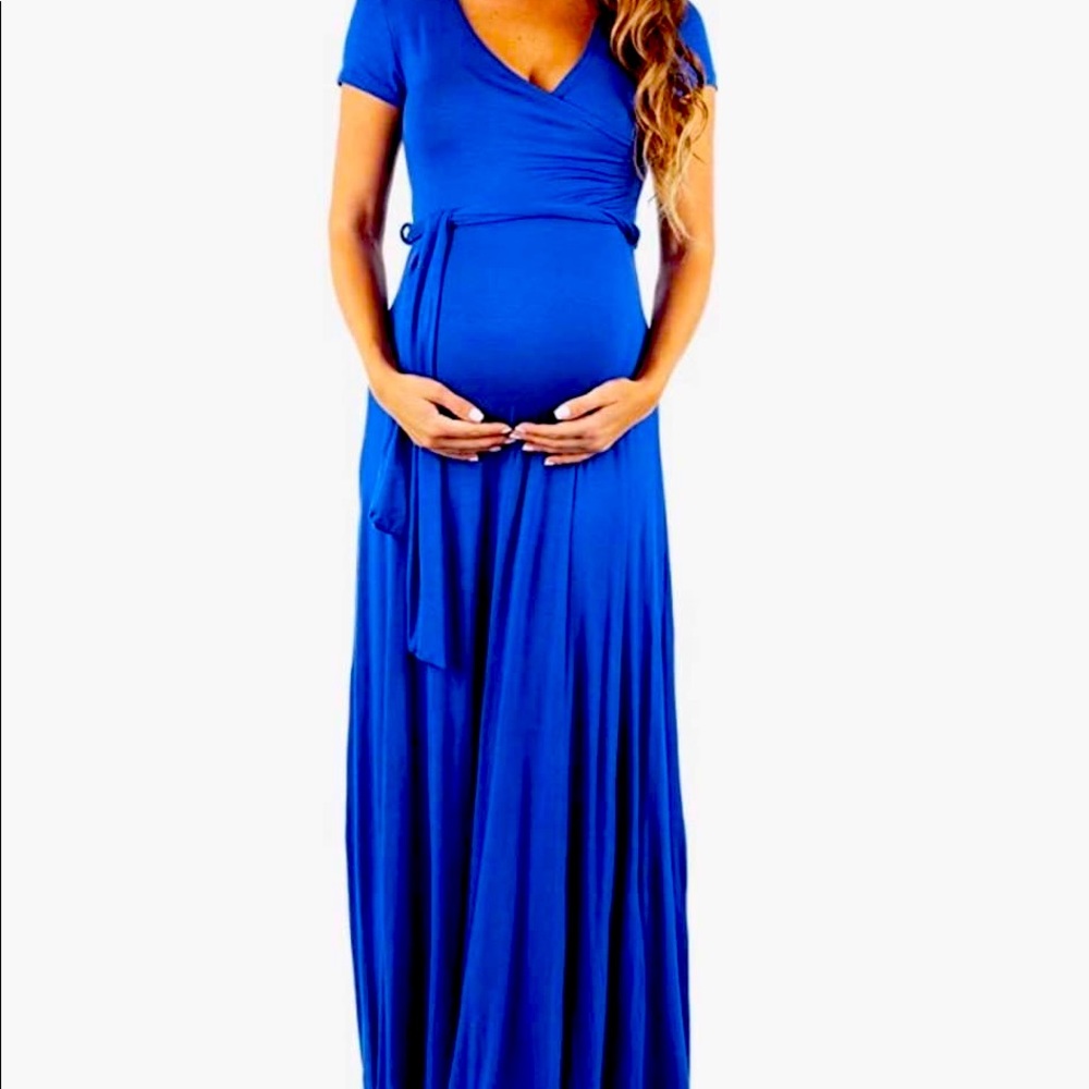 Mother Bee Maternity Wrap Dress